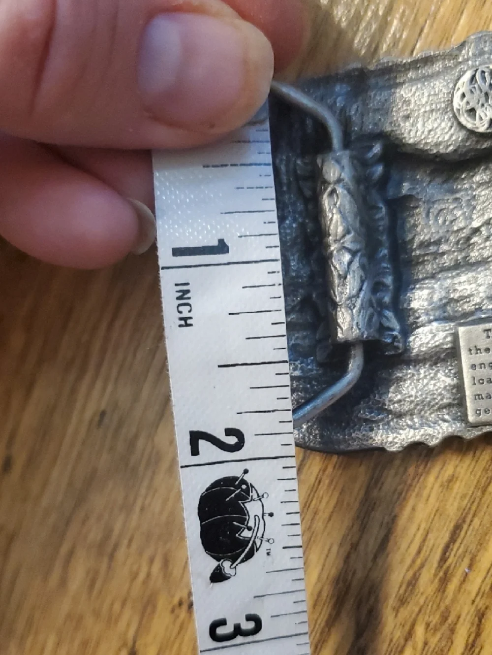 Vintage Train Motif Metal Belt Buckle - Silver Tone 1984 Siskiyou Buckle‎ Co